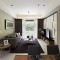 现代风格灰色休闲客厅设计图