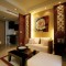 中式风格温馨黄色客厅装饰设计图片
