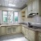 浪漫欧式风格灰色厨房橱柜装修效果图片