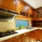 黄色质感新古典风格厨房橱柜装饰设计