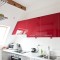 红色创意混搭厨房橱柜设计案例