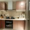 米色现代风格厨房橱柜设计图片