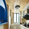 地中海风格蓝色厨房橱柜效果图赏析