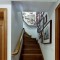 米色美式原木风格楼梯设计装潢