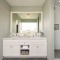 现代风格白色卫生间浴室柜效果图赏析
