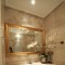米色混搭风格卫生间浴室柜效果图设计