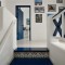 蓝色地中海风格楼梯设计图片