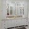 浪漫白色欧式风格浴室柜设计装潢