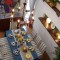 蓝色地中海风格餐厅装修效果图片
