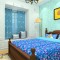 蓝色田园风格卧室装饰设计图片