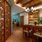 褐色东南亚风格餐厅装饰设计图片