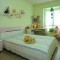 简约绿色儿童房卧室装潢设计